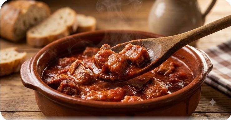 Magro en salsa de tomate