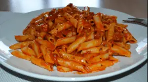 macarrones con chorizo