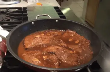 Filetes de ternera en salsa