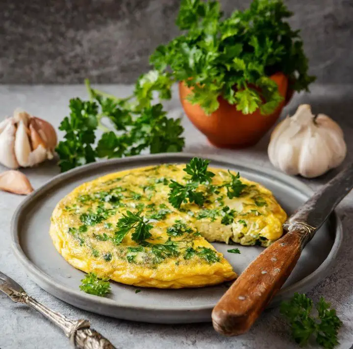 Tortilla de perejil propiedades