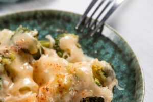 Coliflor con bechamel con Thermomix