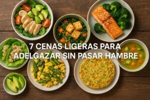 7 cenas ligeras para adelgazar sin pasar hambre