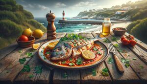 Recetas tradicionales españolas y portuguesas 5 merluza a la marinera plato
