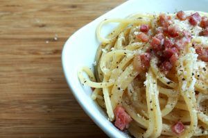 Receta Espaguetis a la Carbonara